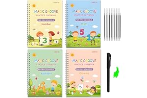 Grooved Magic Copybook Grooved Writing Book for Kids