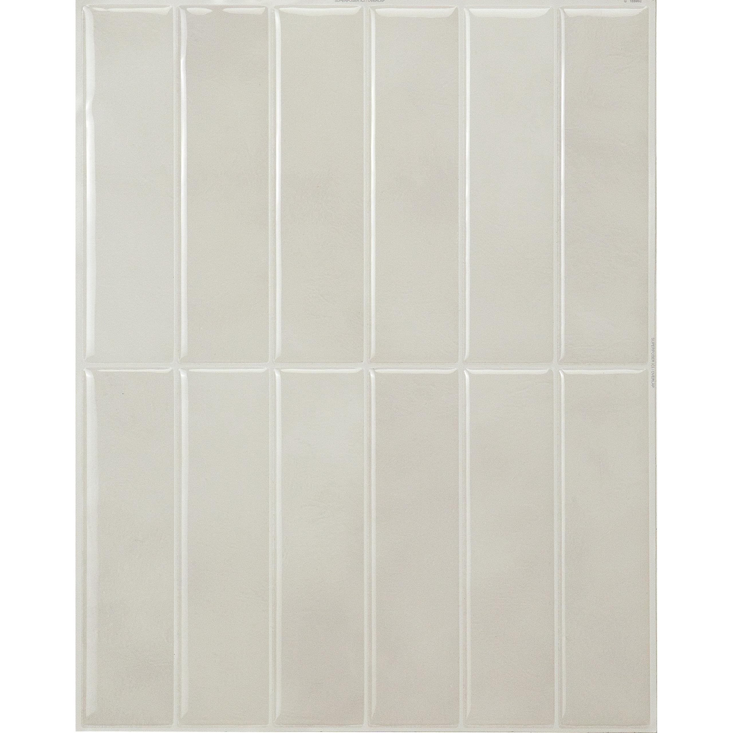 Smart Tiles Peel and Stick Backsplash - 5 Sheets of
