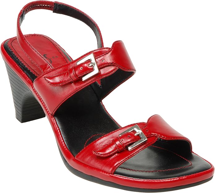 Amazon.com | LifeStride Women's Shadow Sandal, Big Apple Red, 9.5 M | Sandals