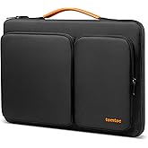 tomtoc 360 Protective Laptop Sleeve for 15-inch 2025 New MacBook Air M4/A3241, M3/A3114, M2/A2941, 15 Inch Surface Laptop 7/6/5, Dell XPS 15 Plus, Water-Resistant Accessory Bag Case