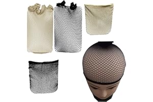 Dielianyi 4PCS Equestrian No Knot Hair Net Horse Ride for Woman Net No Knot Hair Net Equestrian Hair Cap Cycling helmet Hair Net