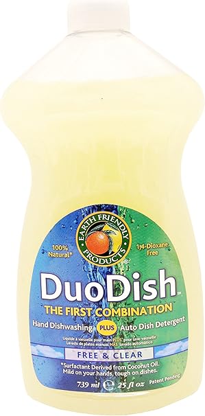 Amazon アースフレンドリィプロダクツ 食器洗剤 ディオディッシュ フリー クリアー 739ml アースフレンドリィプロダクツ 食器洗い 機用洗剤