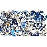 50 PCS Kansas City American Royals Stickers Pack Baseball Stickers for Water Bottle, Laptop, Bicycle, Computer, Motorcycle, Travel Case, Car Decal Decoration Sticker