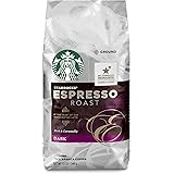 Starbucks Espresso Roast Dark Roast Ground Coffee, 12-Ounce Bag
