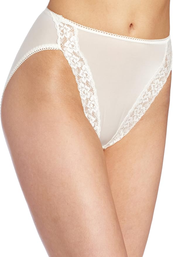 Wacoal Women's Bodysuede Lace HiCut Panty Brief Panty Amazon.co.uk Clothing