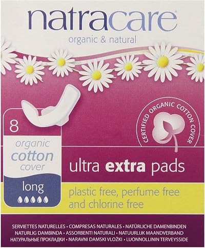 Natracare Ultra Extra Pads Long 8s Pack of 3