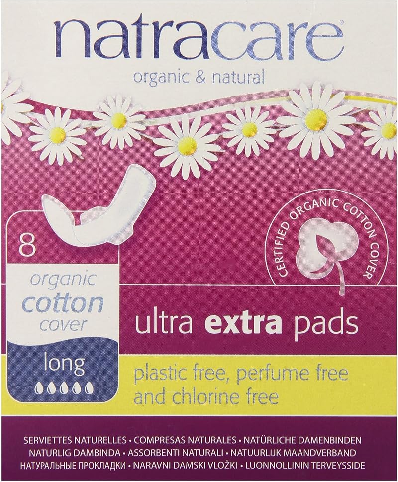Natracare Ultra Extra Pads Long 8s Pack of 3
