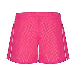 PUMA Girls' Little Active Short, Pink Glo, 4