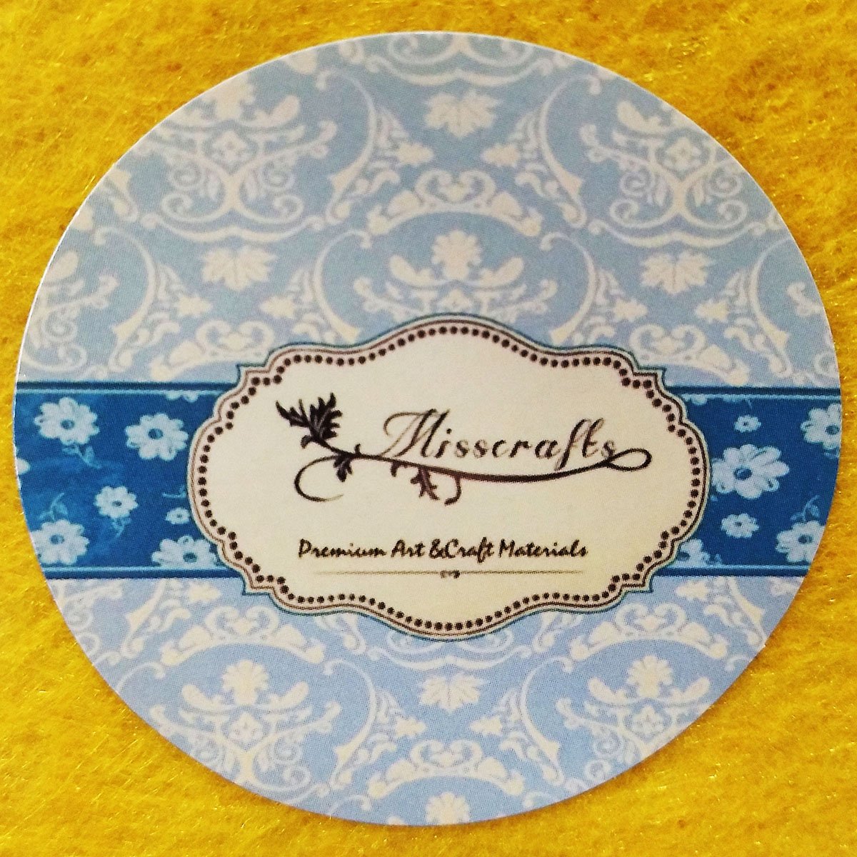 Lavoretti DIY Fogli Feltro Colorato 7 Pezzi - 45x45cm, Con Filati, Per