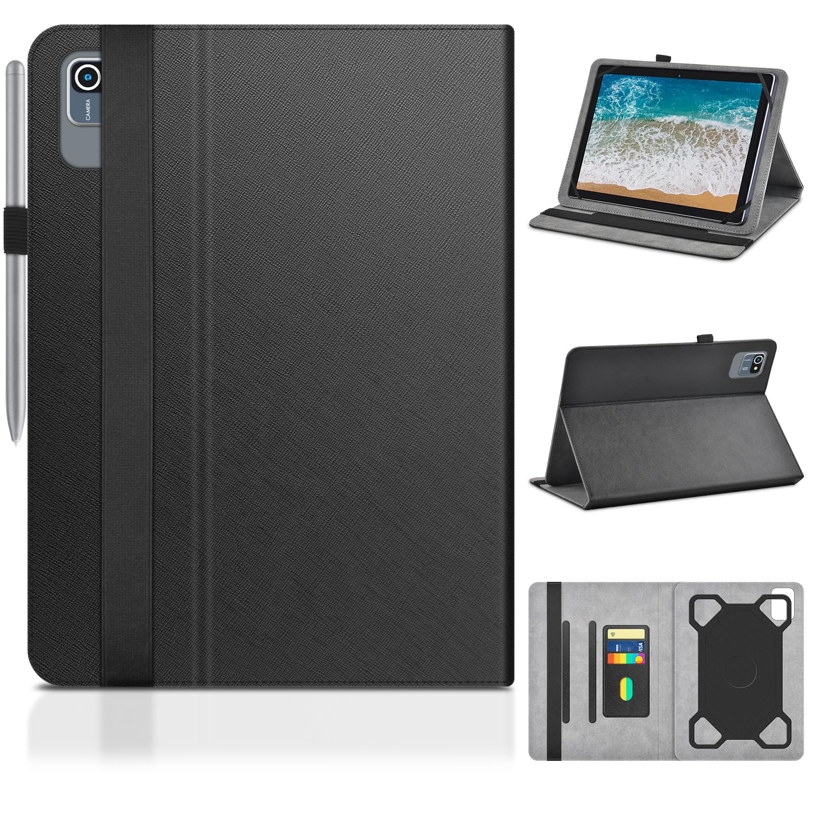 KATUMO Universal Case for 10 inch tablet, Case for Ckypad/MUISOO/TABWEE/Freeski/FLYCOAY/JVVQTB/Whitedeer Tablet 10", Portable Cover for TECLAST P30 / DOOGEE Tab A9 / A9 pro/Byxsb 10.1 inch โ image 1