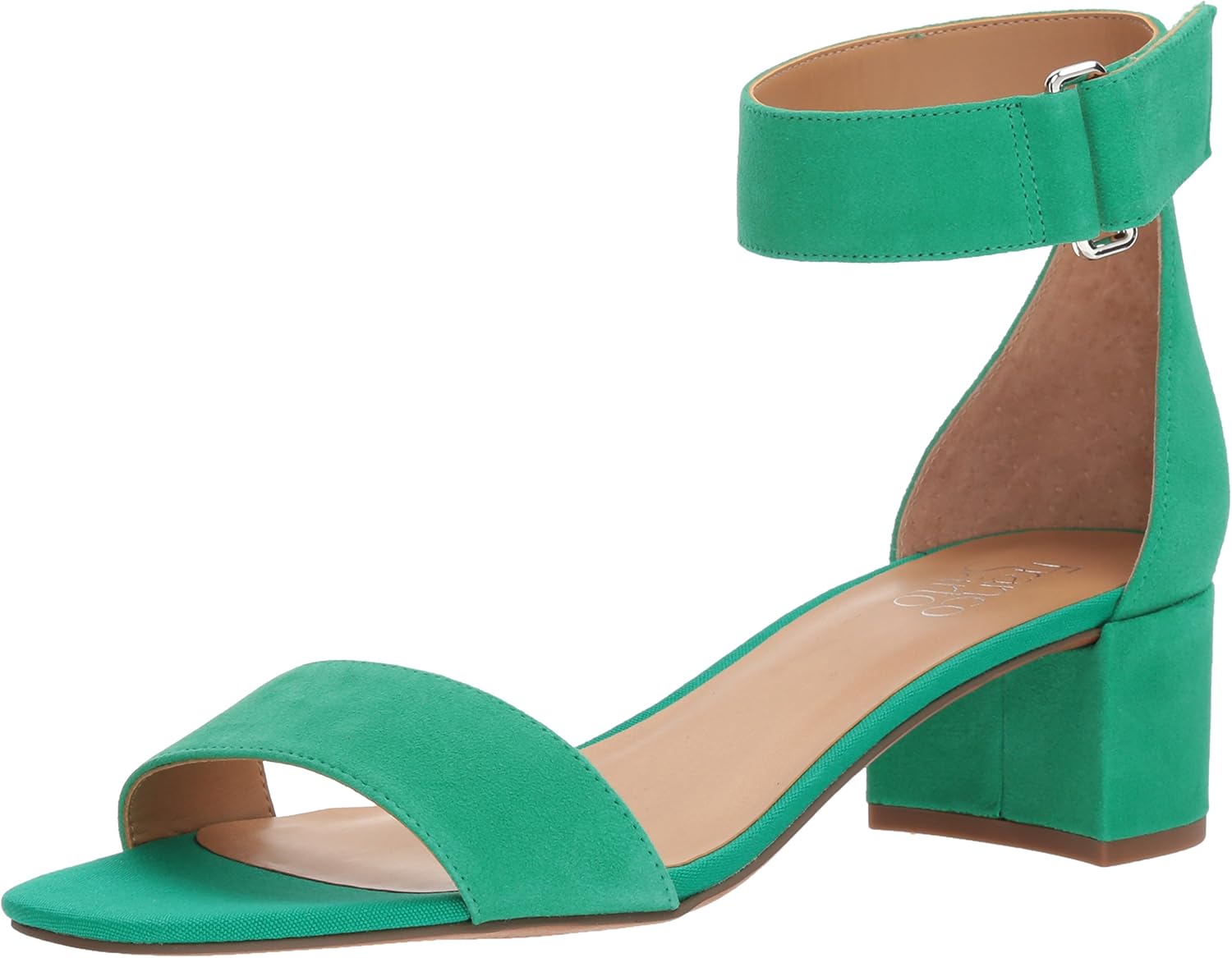 Amazon.com | Franco Sarto Women's Rosalina Heeled Sandal, Kelly Green, 8.5 M US | Heeled Sandals