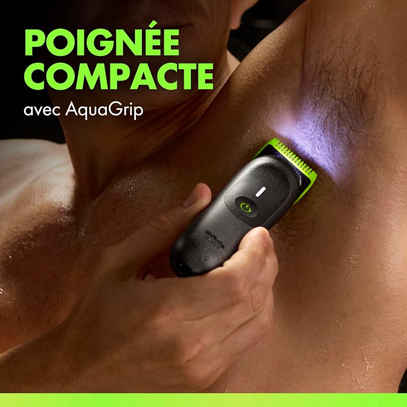Labs Body + Intimate Tondeuse Homme i7, 8 Accessoires, Noire