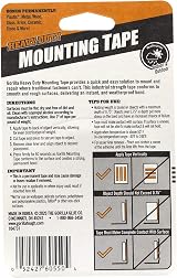 Gorilla Heavy Duty Double Sided Mounting Tape 1" x 60" Black Weatherproof view 2