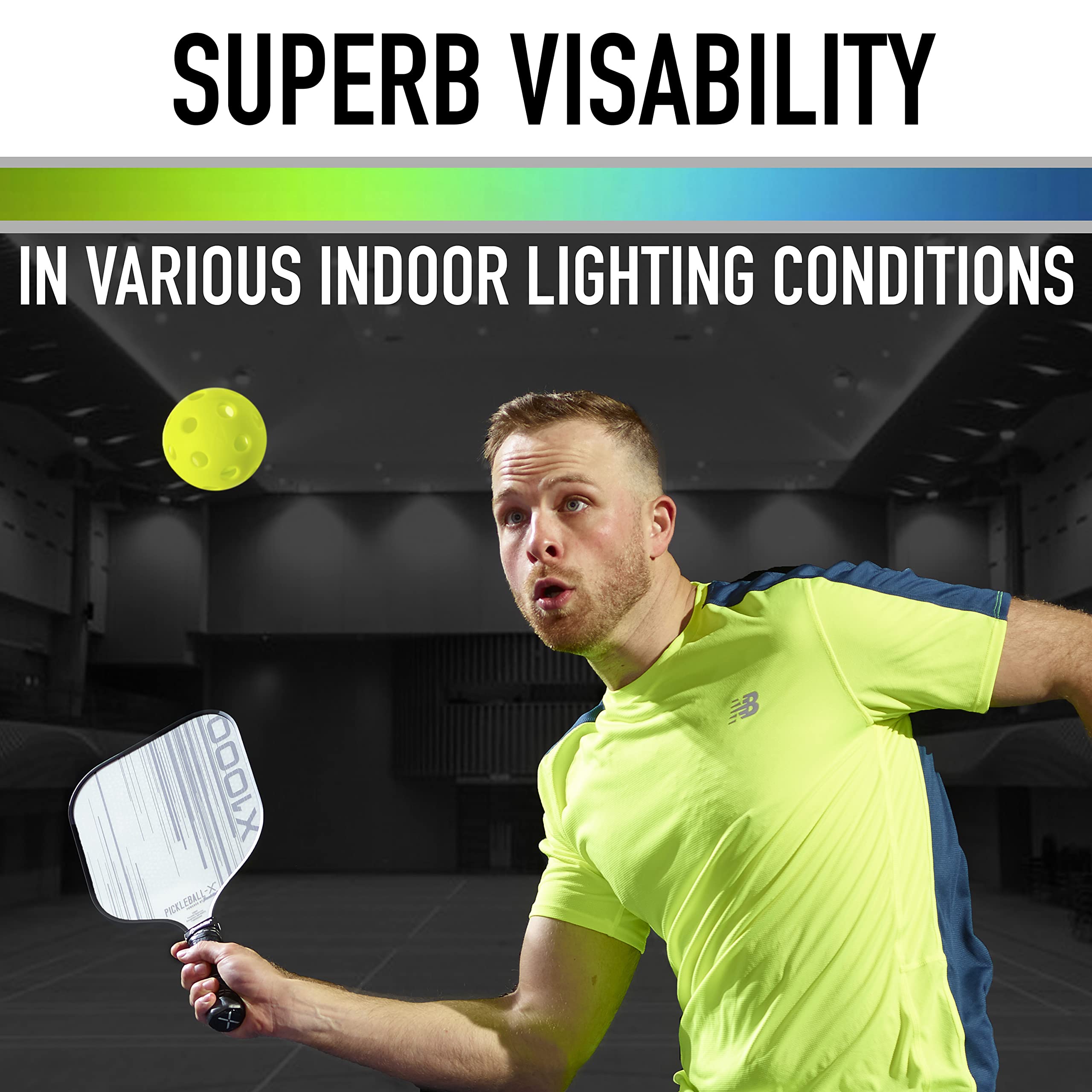 Franklin Sports X-26 Indoor Pickleballs - 3 Pack, 12 Pack & 100 Pack Bulk - USAPA Approved Tournament Pickleballs - Multiple Colors