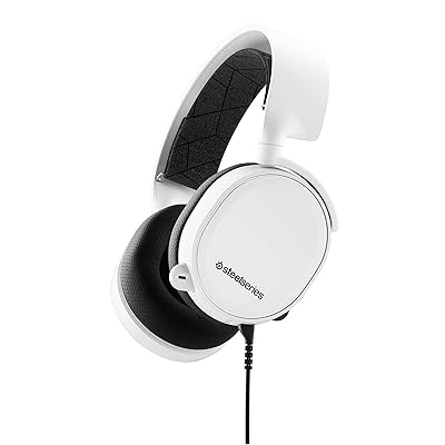 Arctis 3 - Auriculares All-Platform Gaming - Para PC, PlayStation 4, Xbox One, Nintendo Switch, VR, Android e iOS - Blanco