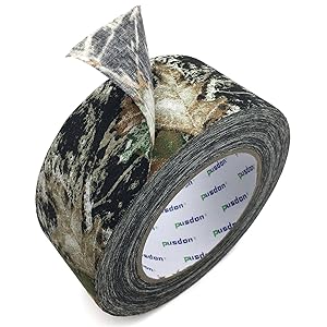 Pusdon Cotton Cloth Camo Tape, Maple Leaf Camouflage Tape, 2-Inch x 30 Yards (51mm x 27.5m)
