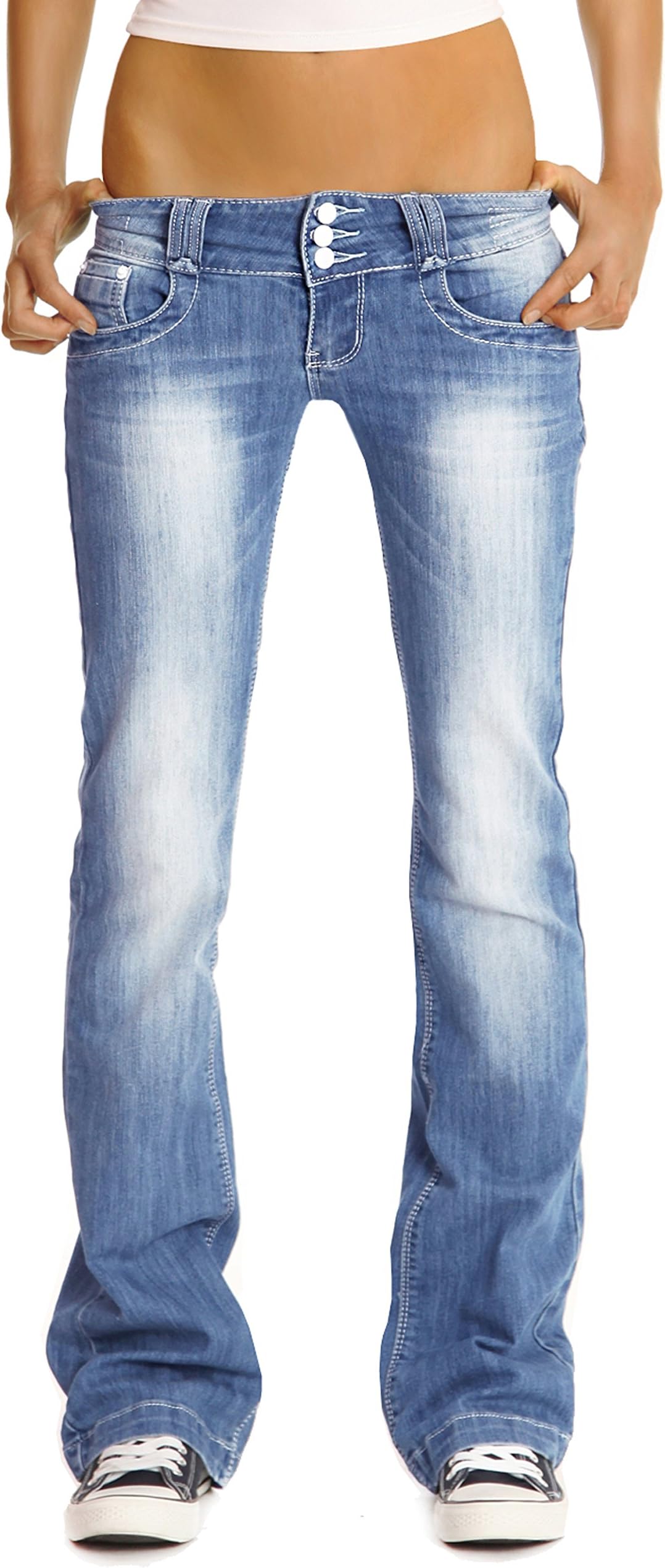 bestyledberlin Bootcut Hipster Low Rise Jeans j97y
