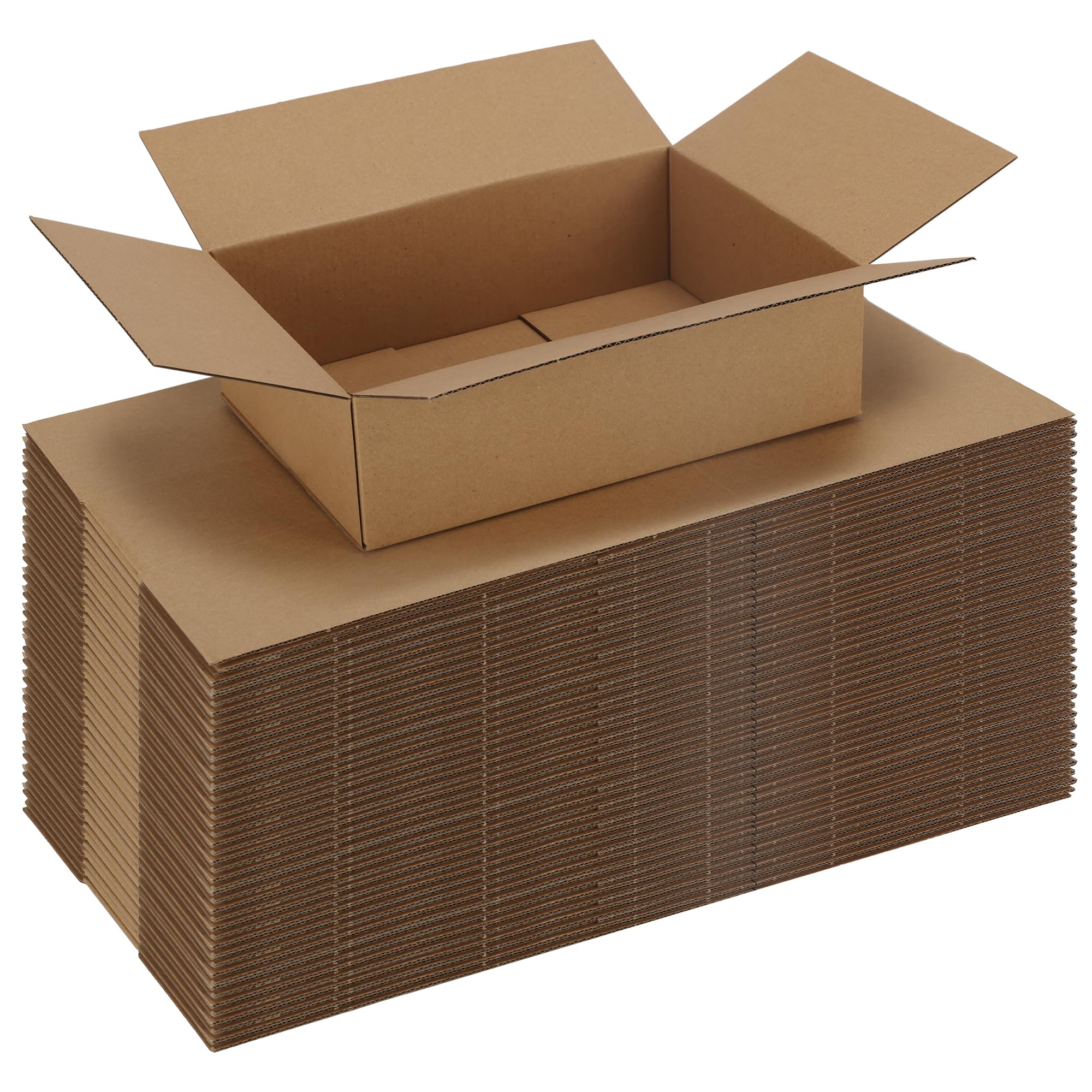 Photo 1 of CRUGLA 40 Packs 10x7x3 Shipping Boxes for Small Business, Corrugated Cardboard Boxes Bulk for Shipping Packing Mailing