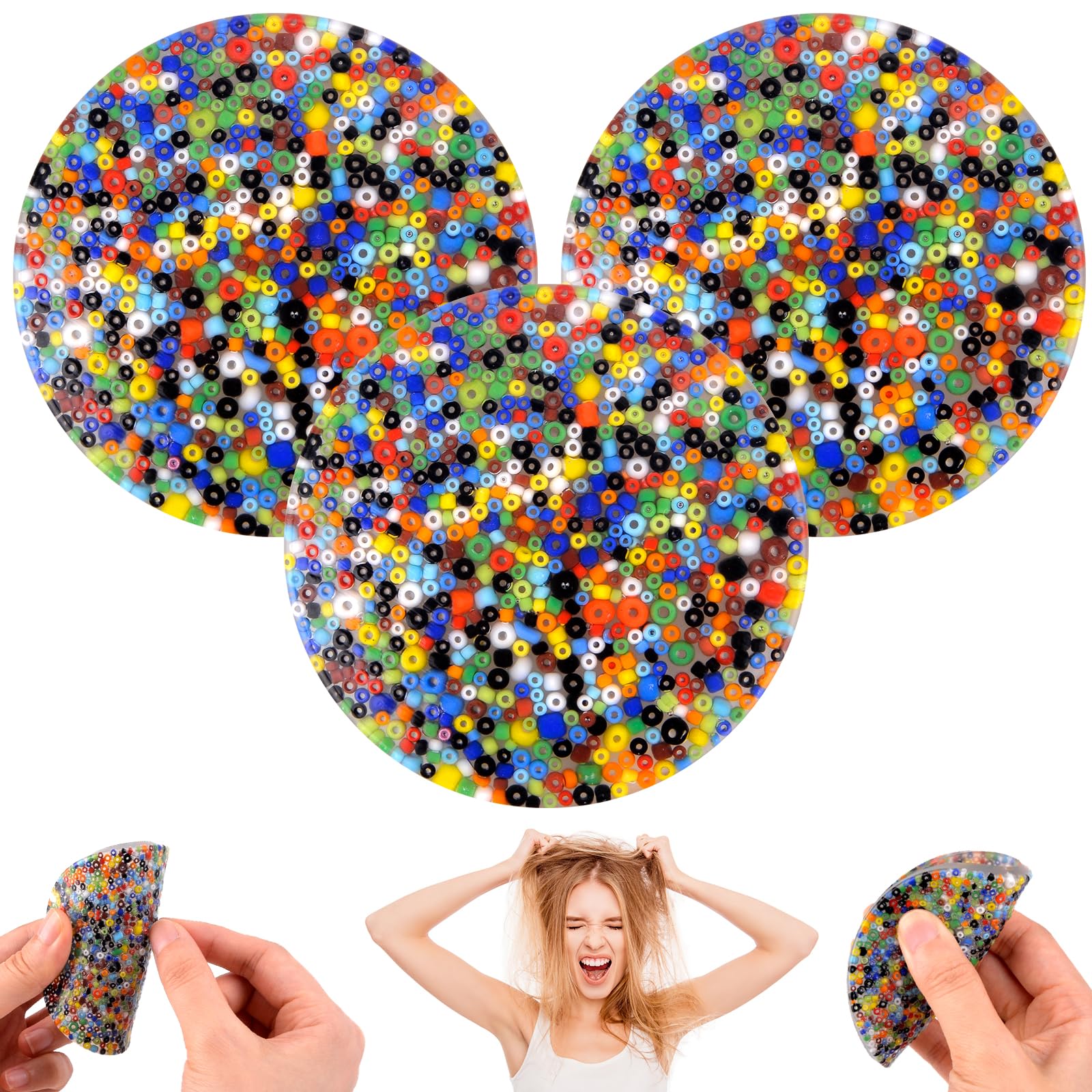 3PCS Picky Pad, Fidget Toys Adults, Picky Pad Fidget Toys, Skin Picking Fidget Toys, Stress & Anxiety Relief Toys Picky Pad Reusable Sensory, Stress Relief Toys Adults