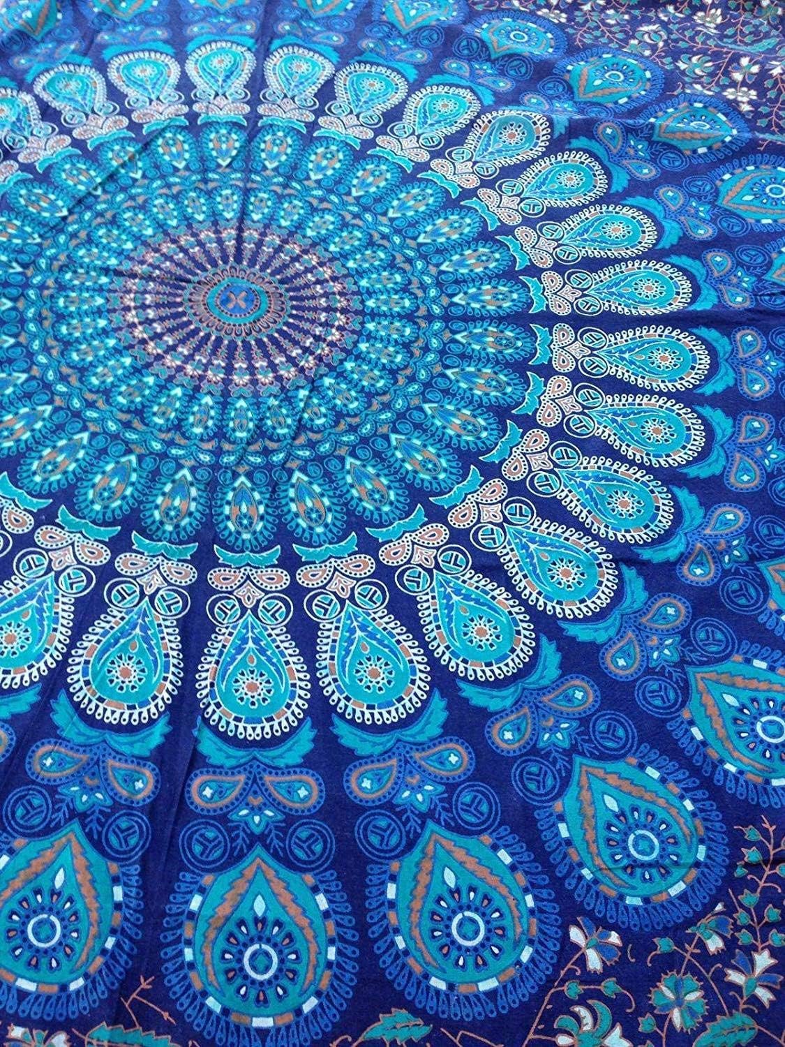 LUBING wooden adult puzzle 1000 pieces-Blue mandala，Unique home decorations, very challenging game, suitable for gifts for friends and family activities.