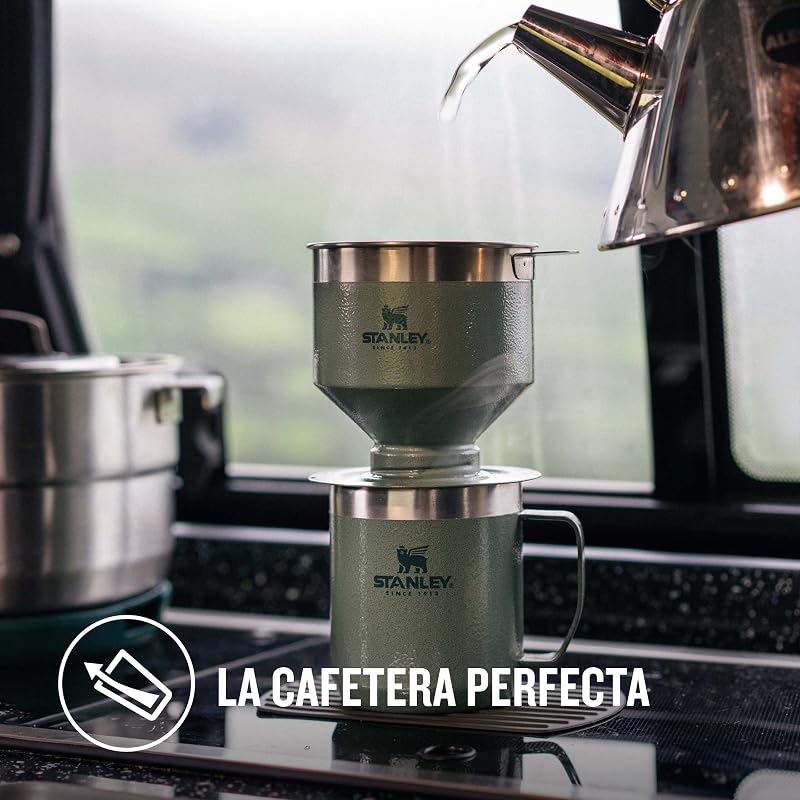 1913 Perfect Brew Pour Over Filtro Cafe - Matte Black