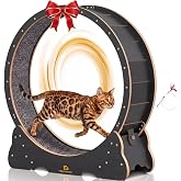 Cat Wheel, 48" XL Large Cats Exercise Running Wheel, Cat Treadmill for Indoor Cats