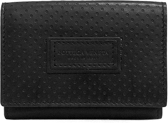 Amazon ボッテガ ヴェネタ 財布 レッジェーロ 三つ折りウォレット Vq12c 1000 メンズ 折り財布 レザー ブラック 並行輸入品 財布