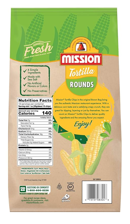 Santitas Tortilla Chips Nutrition Label Besto Blog