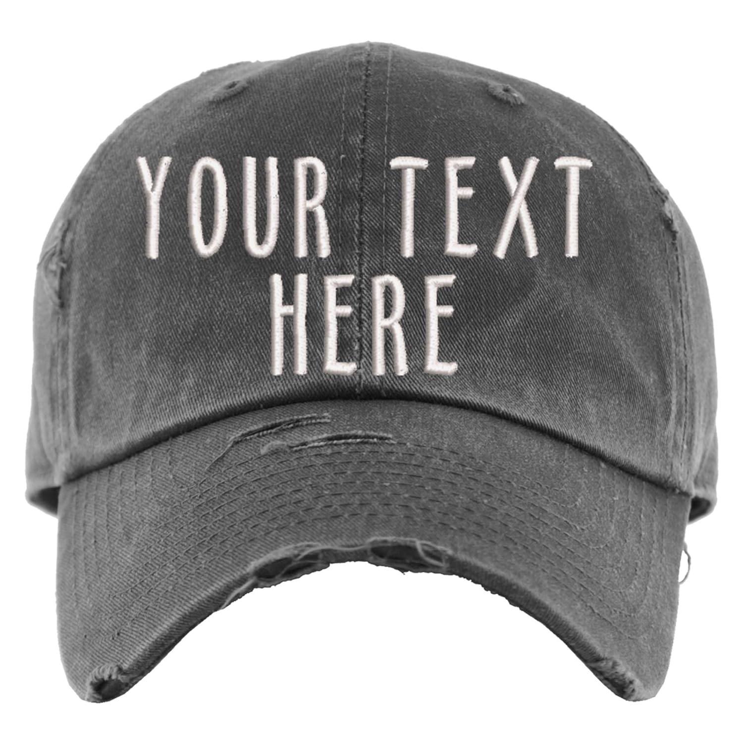 Baseball cap custom text Clearance