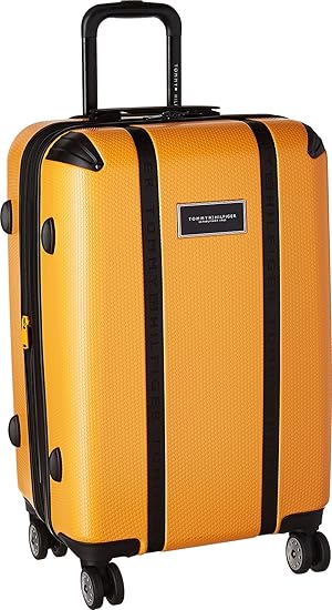 tommy hilfiger yellow suitcase