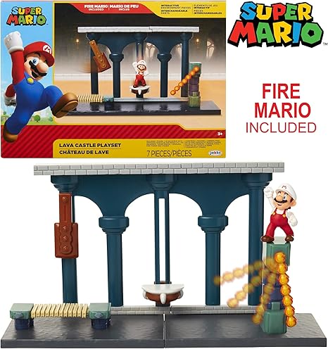 super mario bowser's lava playset
