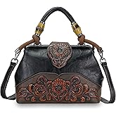 Women Satchel Handbags Top Handle Purse and Crossbody Bag Shoulder Bag Medium Size Tote Bag