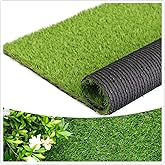 Artificial Grass Thick Turf (1.38" Custom Sizes) Multi-use Fake Pet Grass Indoor/Outdoor Rug Synthetic Lawn Carpet,Faux Grass Landscape for Patio,Garden,Astroturf for Dogs with Drain Holes