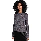 Vince Women's Multicolor Marl Crew Neck Pullover