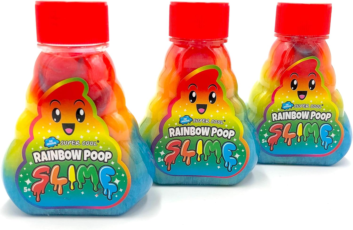 rainbow poop slime