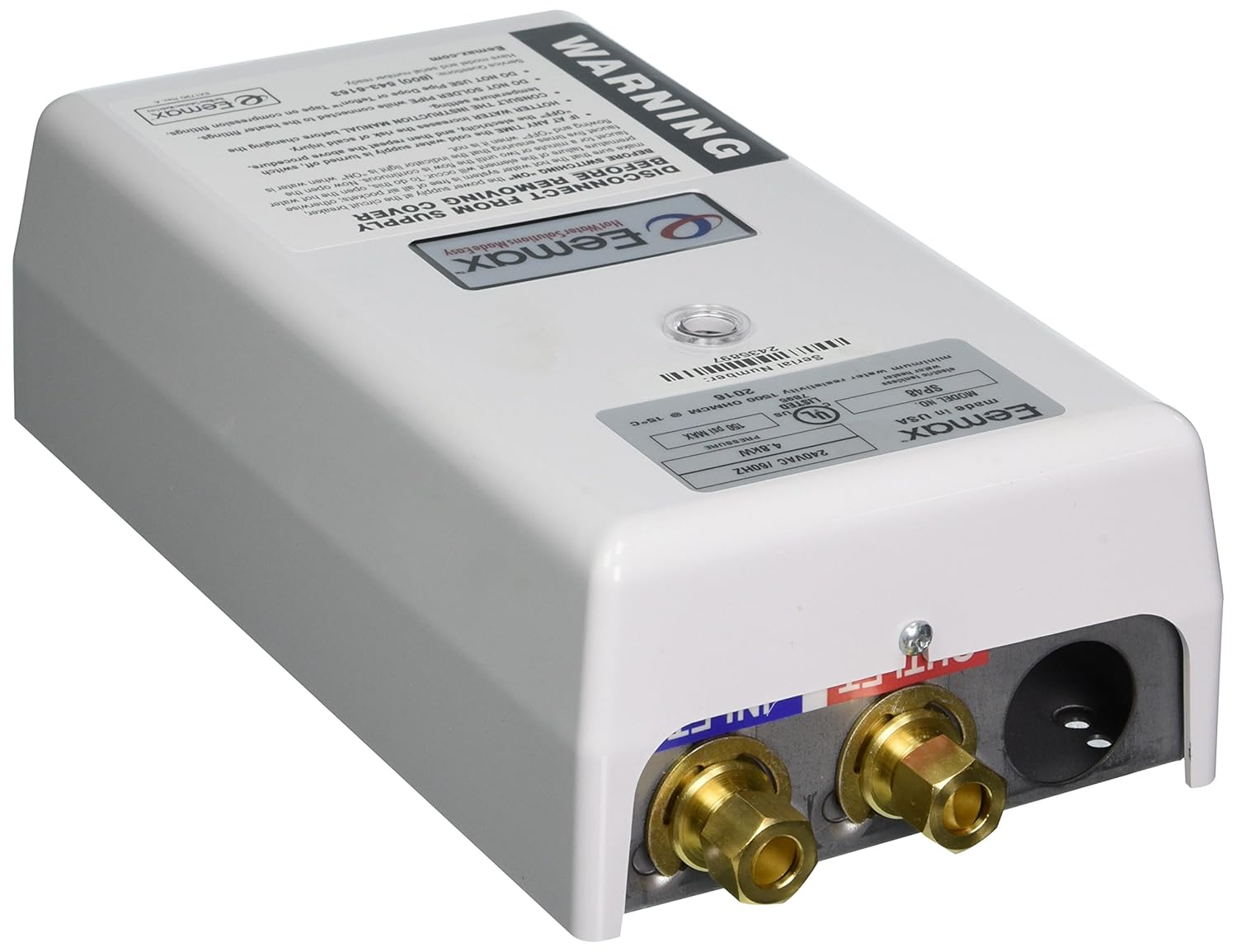 Eemax SP48 4.8KW 240V Single pt. Electric Tankless Water Heater eBay