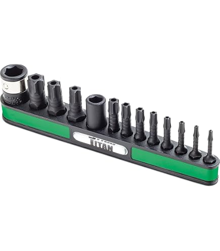 Titan 16038 13-Piece Metric Impact Grade Hex Bit Set - Amazon.com
