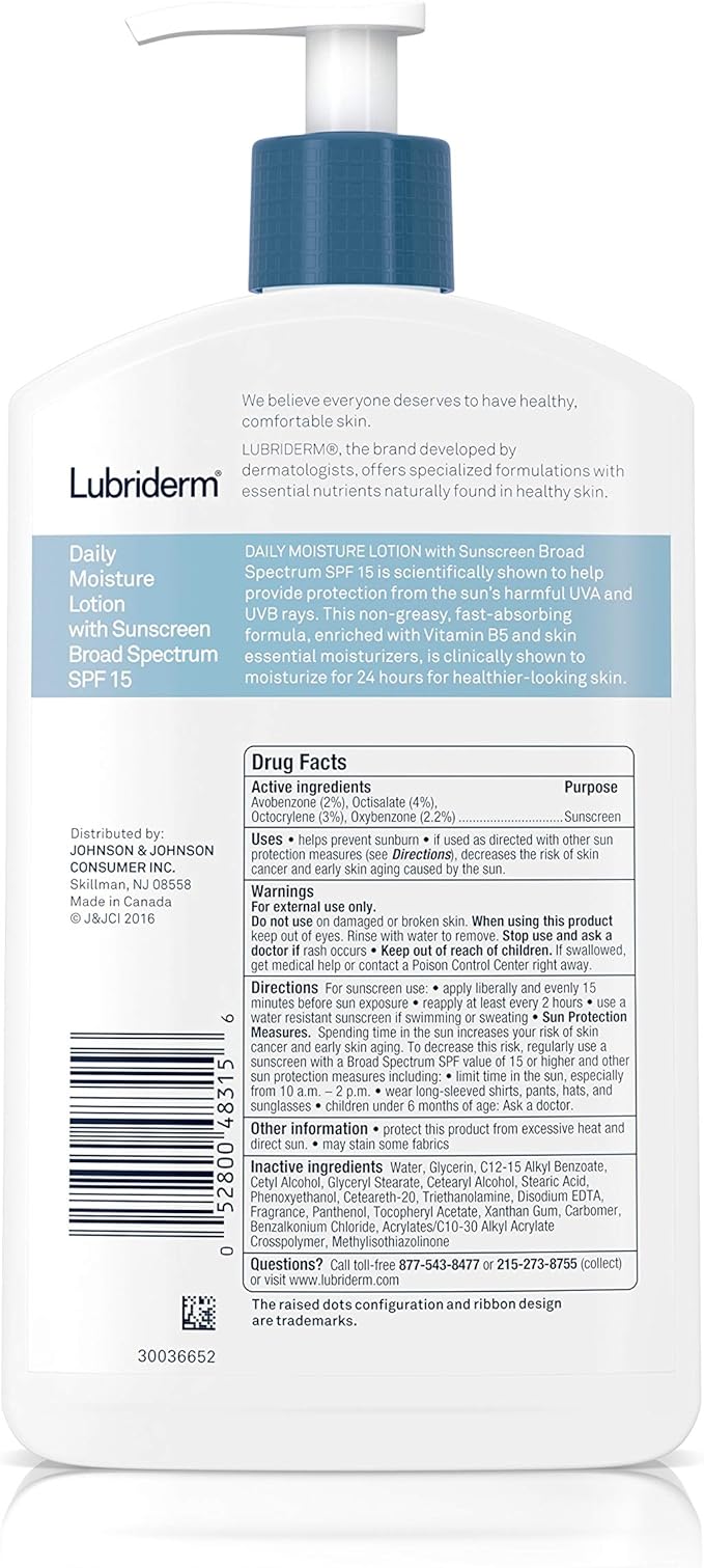 lubriderm lotion spf 15