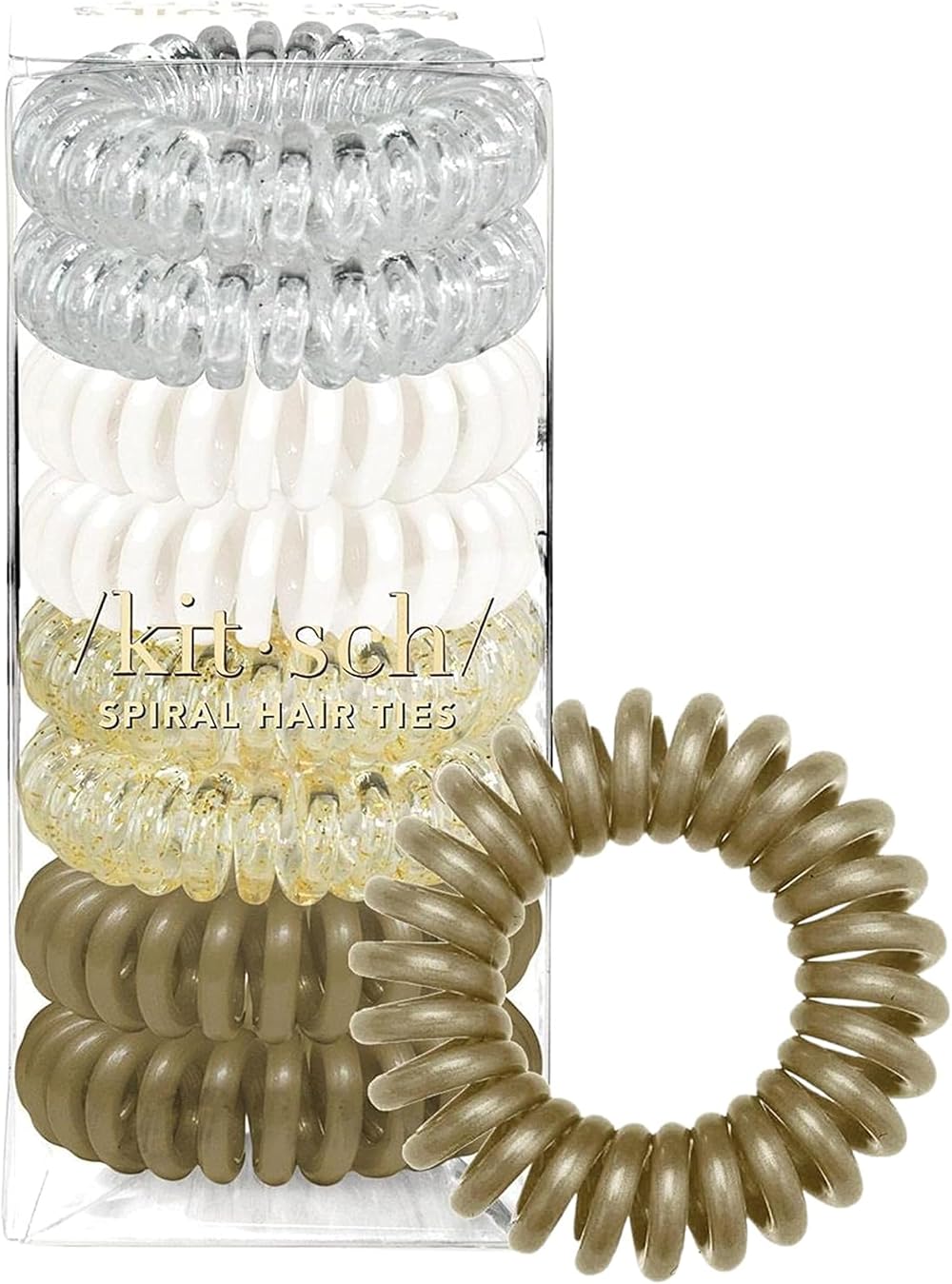 Kitsch 8-Piece Spiral Hair Coil Set Blonde Blonde