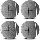 Precut Tennis Balls for Walkers 4PCS, Heavy Duty Long Lasting Felt Glides | Universal Fit for Most Walkers, Furniture Legs, Easy Installation, Floor Protection, Senior Walker Accessories(Grey)