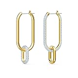 SWAROVSKI Time Pierced Hoop Earrings with Removable