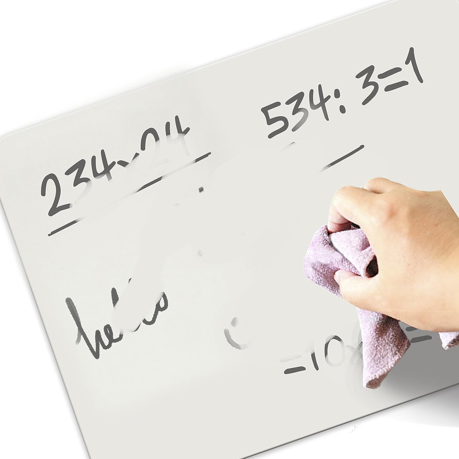 Dry Erase White Board 9"X12" Wipe Off Lap Board (Blank Dry Erase Board) : Office Products