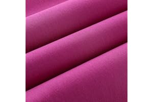 Wooqu Book Cloth, Fabric Surface and Paper Backed, Durable, Strong, 17x29”, for Book Binding, Rosy Pink