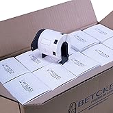 BETCKEY - Compatible Address/Barcode Labels Replacement for Brother DK-1209 (2-3/7" x 1-1/7"), Use with Brother QL Label Printers [20 Rolls/16000 Labels]