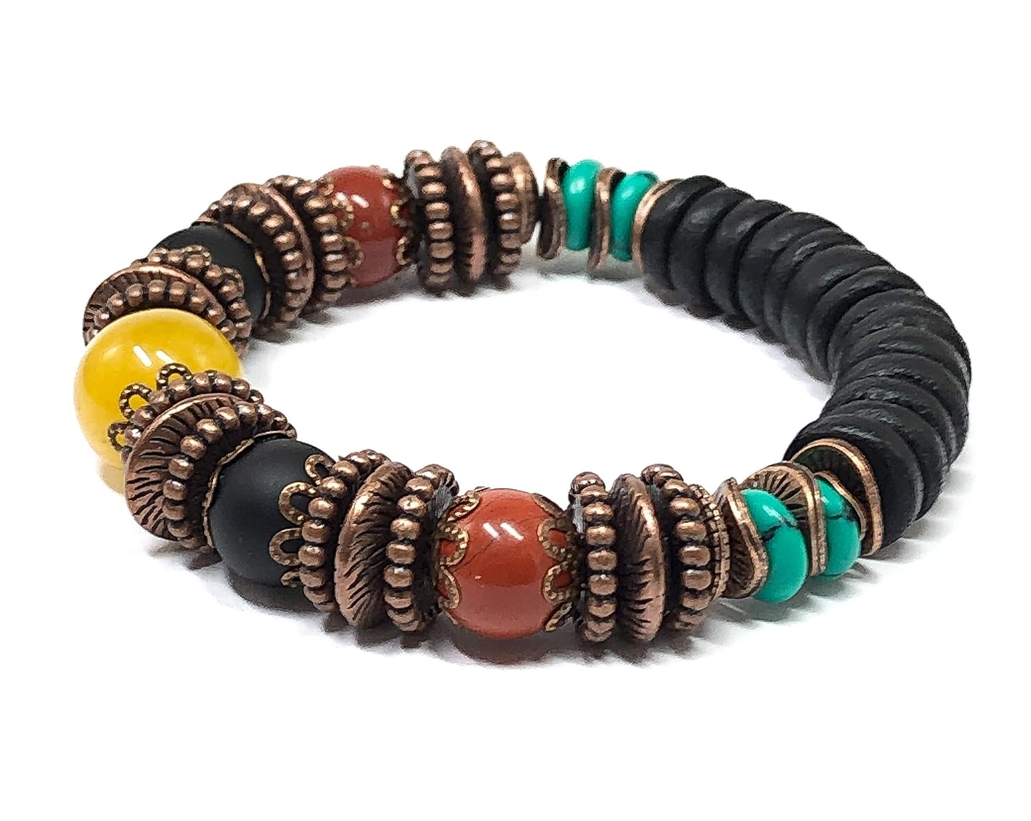 Jamaican Jewelry 6.5 inches Stretch Bracelets