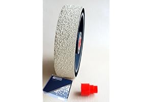 BALTIC ABRASIVE TECHNOLOGIES 8" Grit: 8000 Premium REZ Soft Lapidary Diamond Wheel for Cabbing Grinding Sanding Polishing Operations. Plastic Body with Foam Padding. Perfect to Work with Stones, Gemstones, Glass.