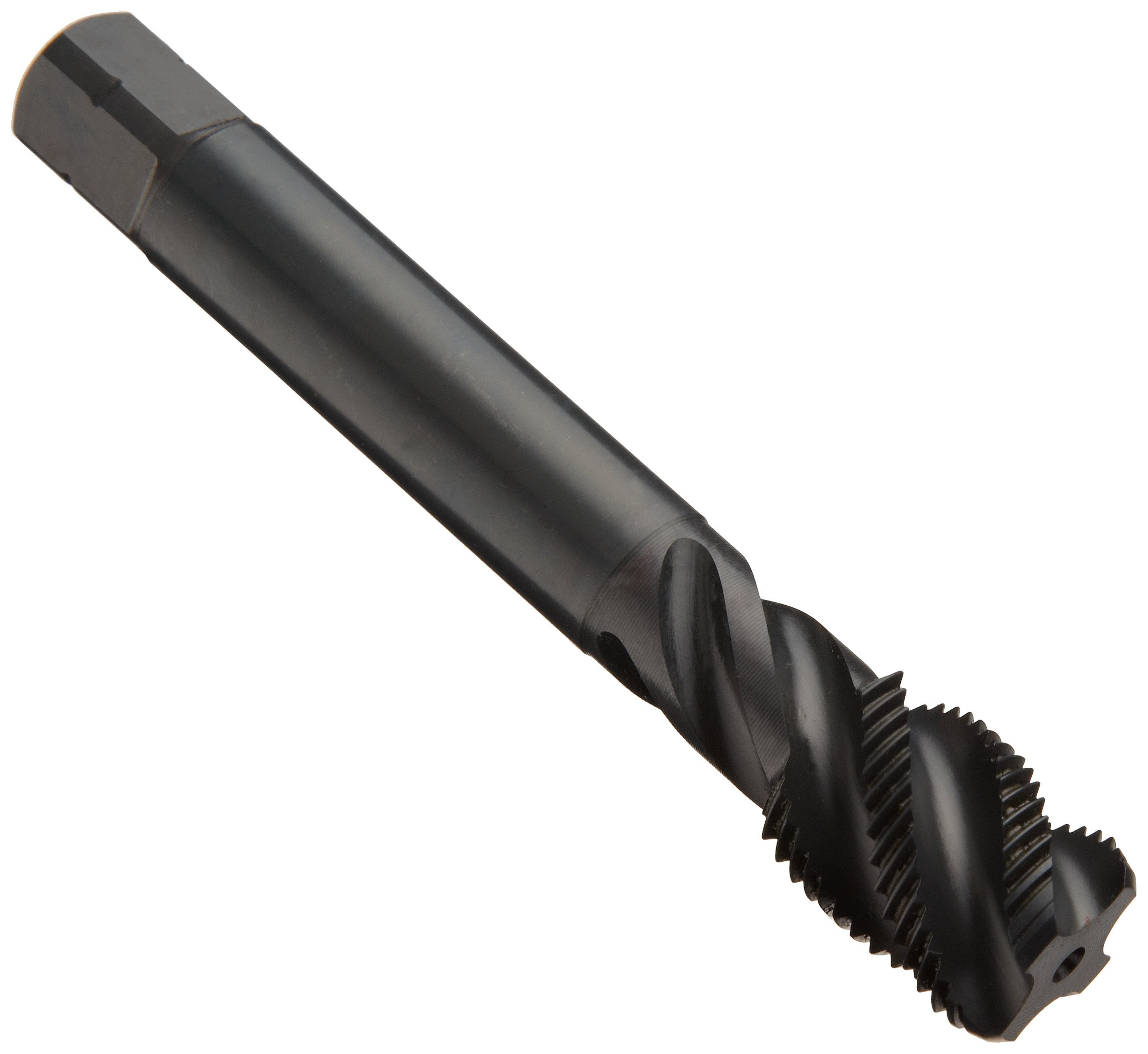 Dormer E0433/8 Series E043 HSS-E-PM Spiral Flute Machine Tap BSP(G) with Steam Tempered Finish, ISO Standard, 3/8"-19 Thread, 16.662 mm Cutting Diameter, 100 mm Length