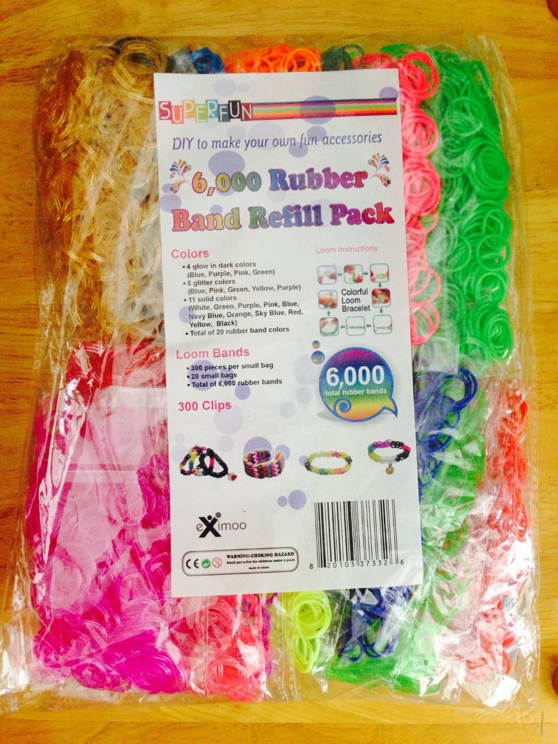 6,000 Rubber Bands