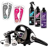 Naked Sun Fascination Spray Tanning Machine System Kit with Norvell Sunless Airbrush Tan Solution and Disposable Adhesive Spa