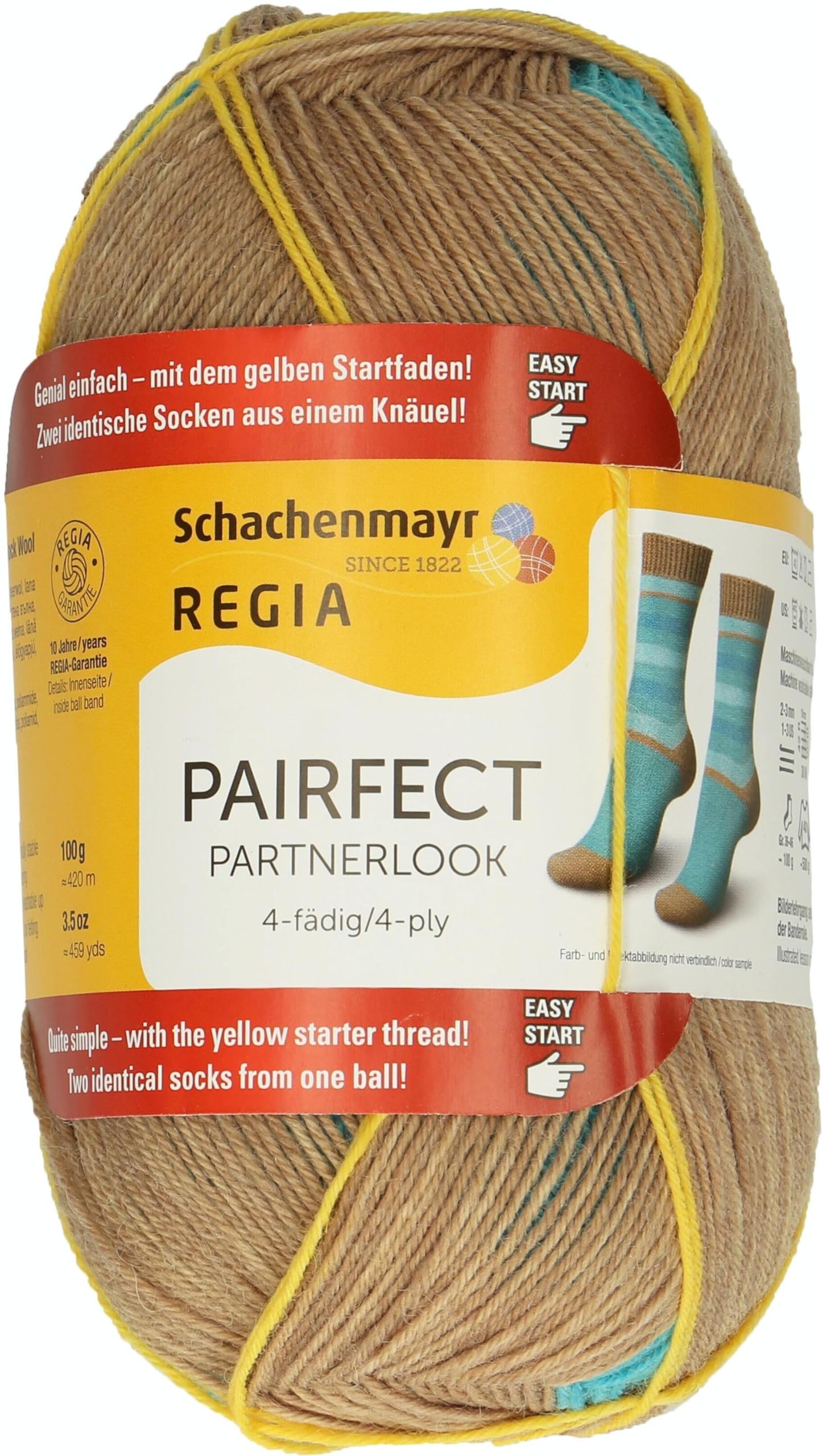 Schachenmayr Regia Pairfect 4-Ply 100 g Hand Knitting Yarn